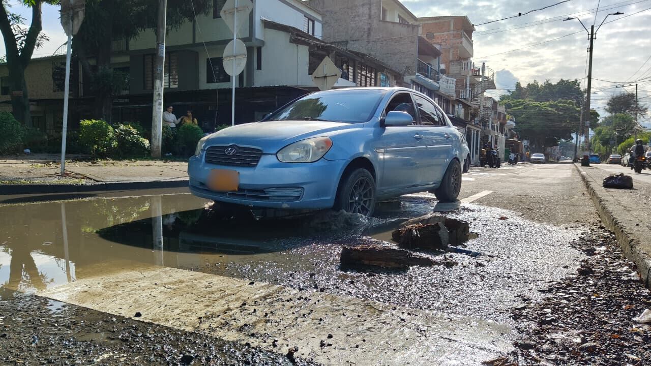 Panorama en la carrera 2 con calle 70, en el barrio Rivera.