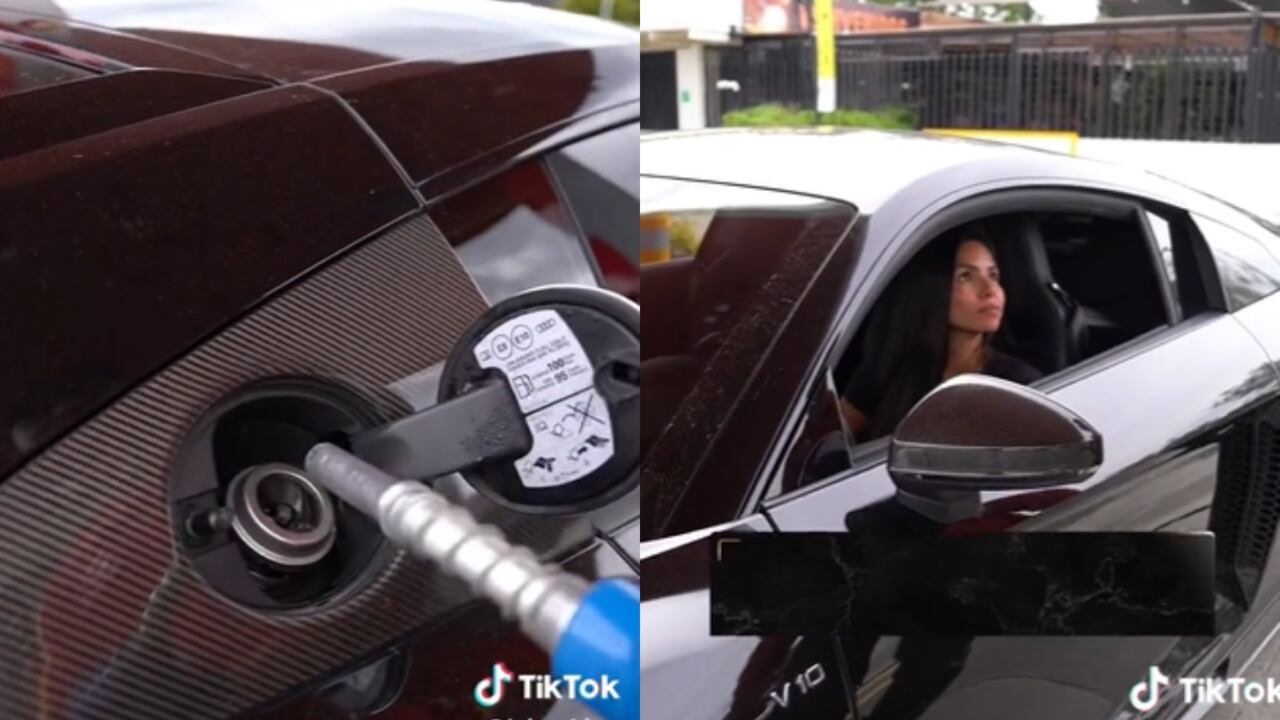 La influencer detalló que la tanqueada full le dura aproximadamente 10 días.