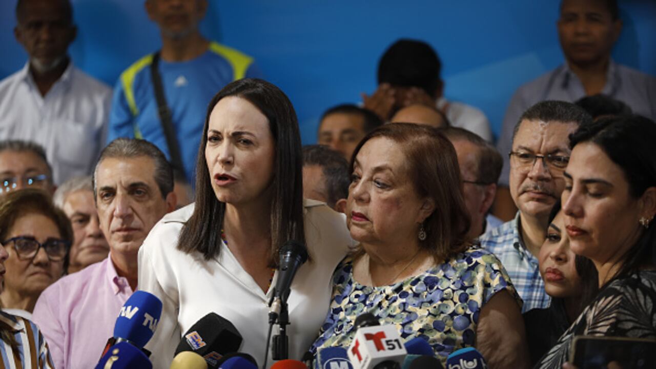 María Corina Machado y Corina Yoris.