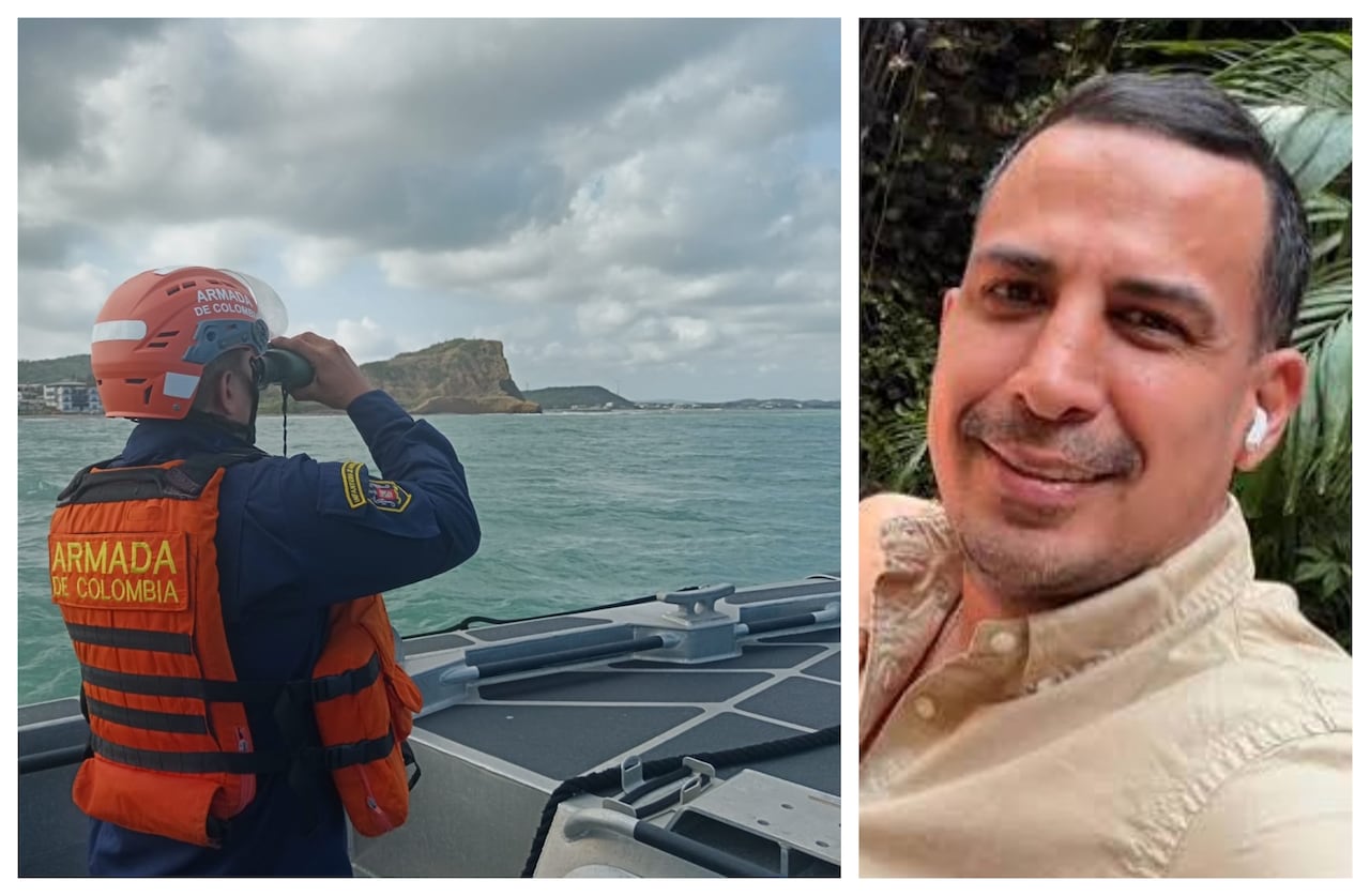 Juan Carlos López, padre de familia desaparecido en las playas de Tubará, Atlántico, al accidentarse en su jetski con sus hijos, quienes salieron ilesos.