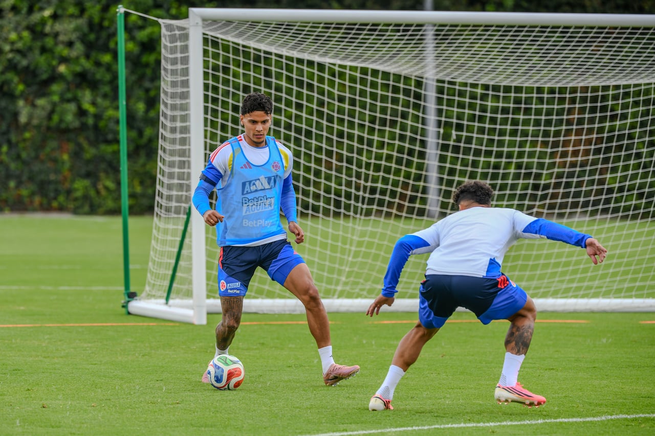 Entrenamiento de la selección Colombia en Bogotá