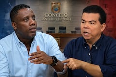 Roger Mina, Gerente de Emcali y el concejal Roberto Ortiz.