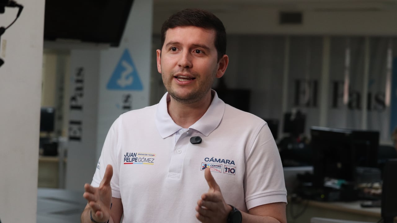 Juan Felipe Gómez candidato del Centro Democrático a la Cámara de Representantes por el Valle del Cauca.