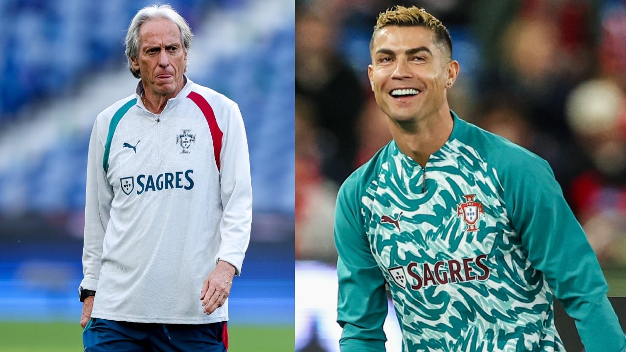 Jorge Jesús y Cristiano Ronaldo