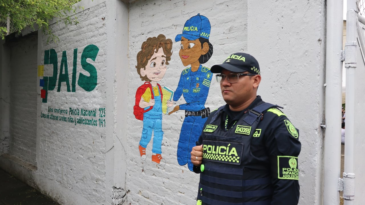 Habrá policías que garantizarán la seguridad de los entornos escolares en Cali.