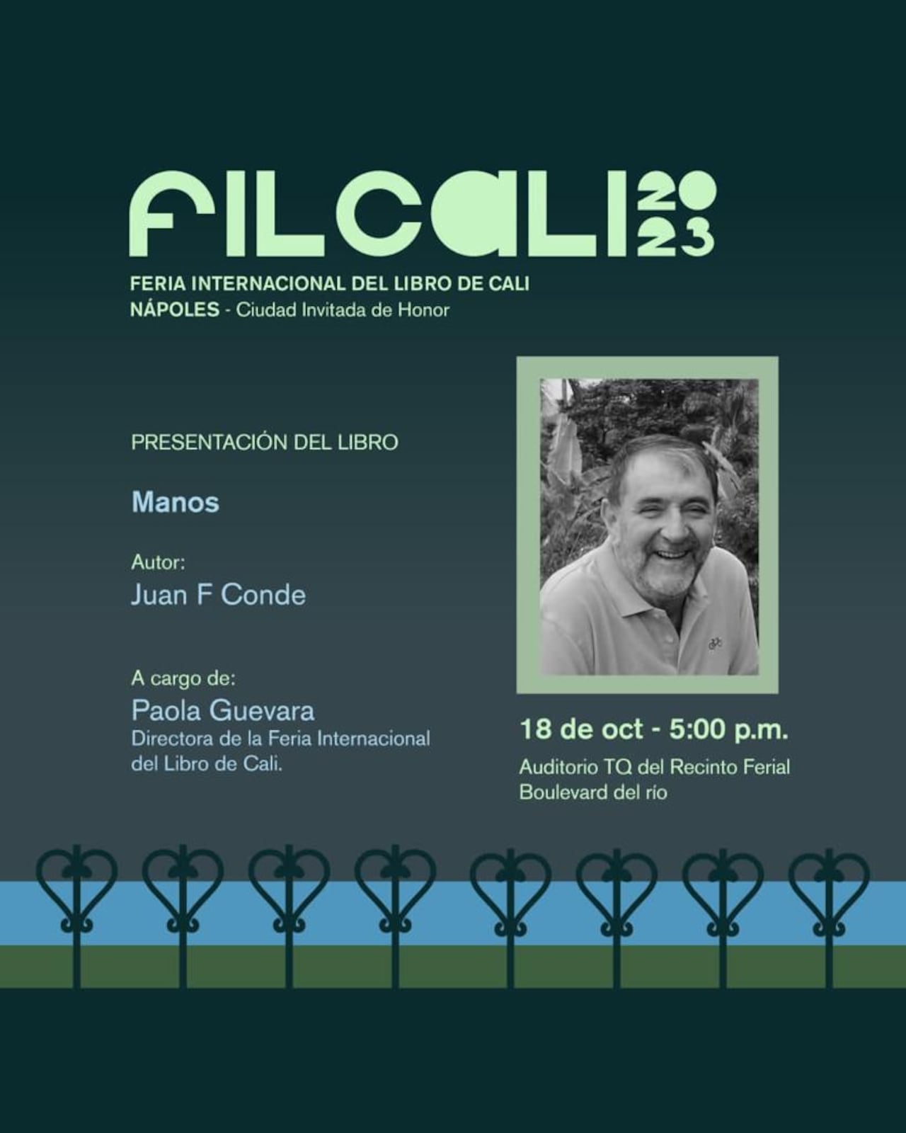 Libro: Manos del autor: Juan F. Conde.