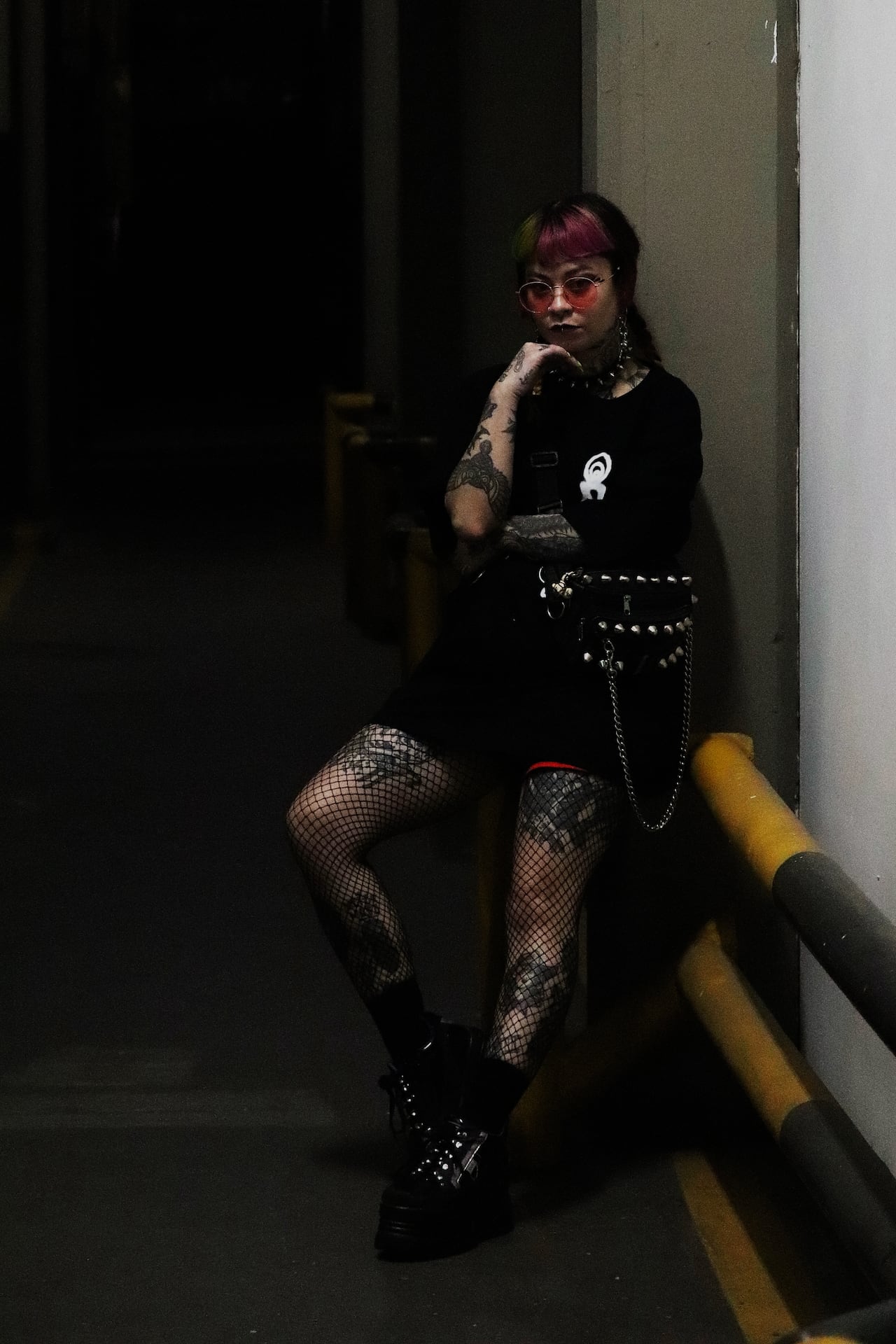 Diana Ordóñez artista conocida como Ledania. Grafitera, muralista y escultora bogotana.