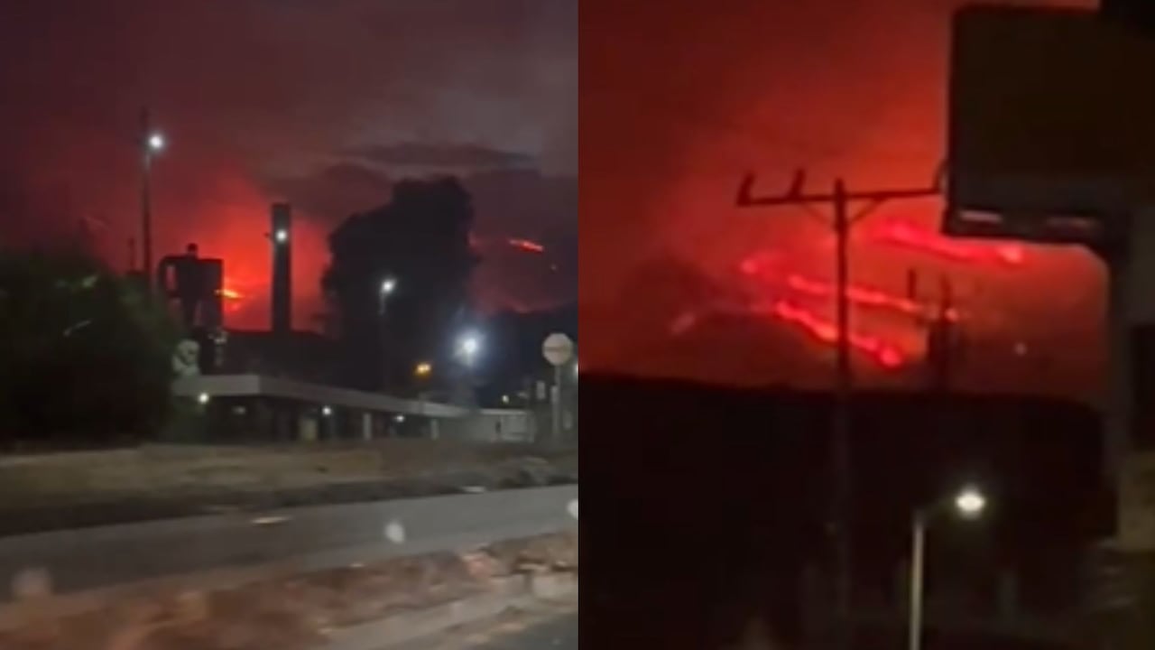 Incendio forestal en zona rural de Yumbo, Valle del Cauca.