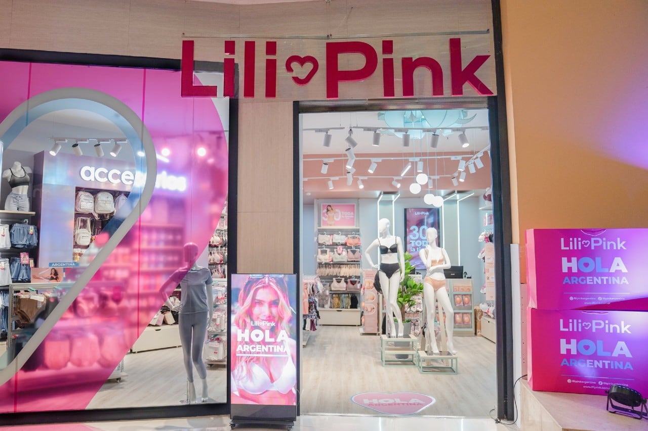 Lili Pink abre la primera tienda en Argentina, convirtiéndose en la primera marca de retail colombiana