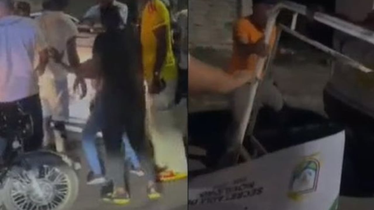 La Policía Nacional intervino para controlar los enfrentamientos registrados entre simpatizantes de Abelardo de la Espriella e Iván Cepeda en el municipio de Puerto Tejada, donde cuatro personas resultaron heridas.