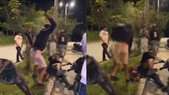 Su padre, mientras le pegaba, le reclamó por poner en riesgo su vida y desobedecer sus advertencias.