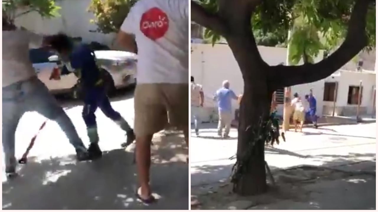 Los operarios fueron atacados solamente por cumplir con su trabajo.