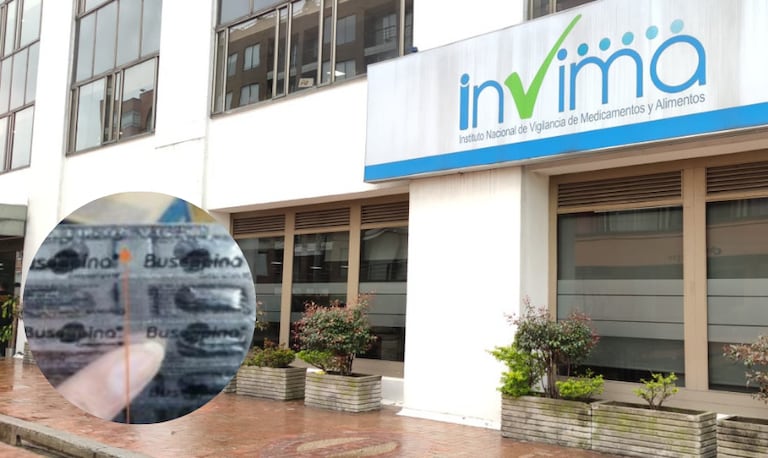 El Invima emitió una alerta sanitaria por la falsificación de Buscapina Compositum NF en tabletas recubiertas, identificada con el lote F0537A.