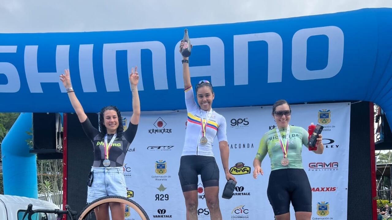 Ángela María Hernández, del club Indoor Cycling Latam y campeona del Nacional de Gravel.