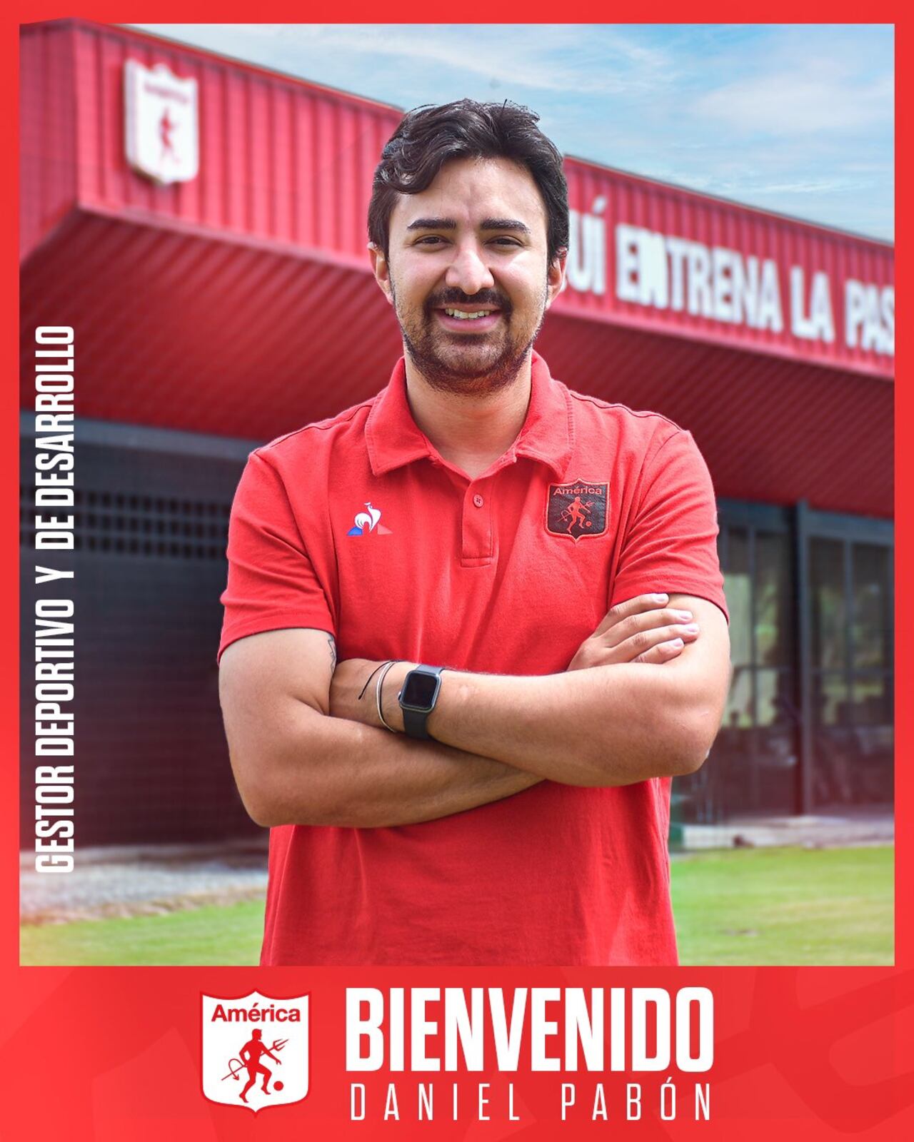 Daniel Pabón, nuevo gestor deportivo y de desarrollo en el América de Cali.