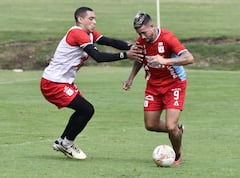 Futbol: Entrenamiento del Club América de Cali en su preparación para las competencias del segundo semestre del futbol colombiano.