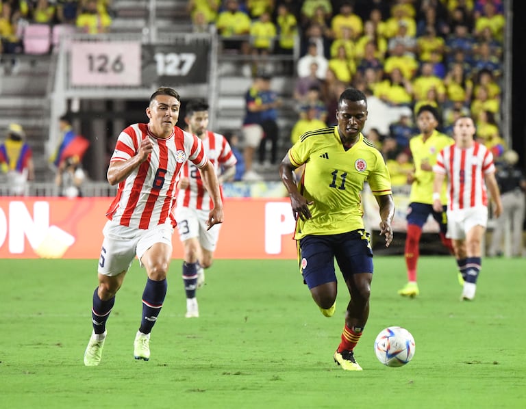 Colombia vs. Paraguay. Foto: FCF