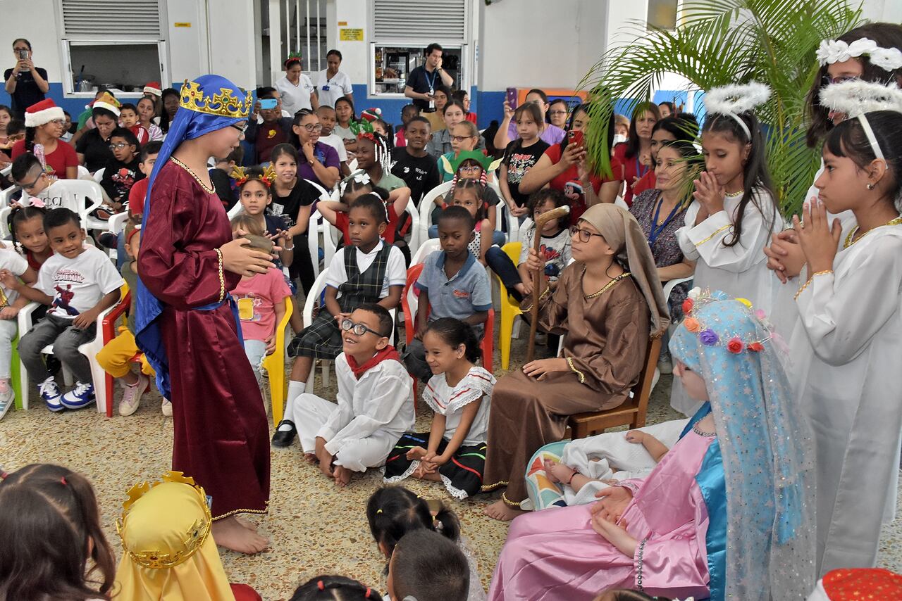 Celebración Novena Navideña Instituto de Ciegos y Sordos.