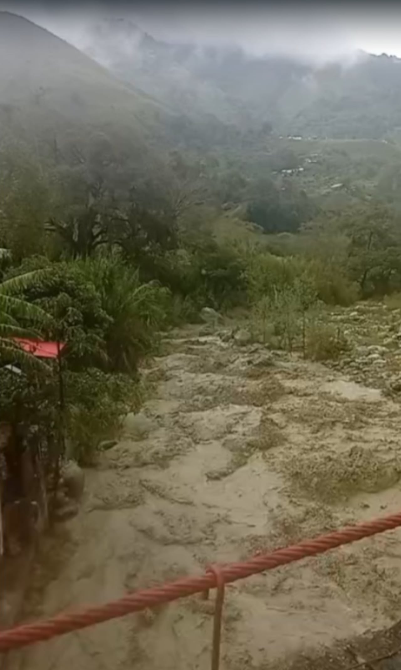 Fuertes lluvias y granizadas se presentan en zona rural de Pradera, Valle.