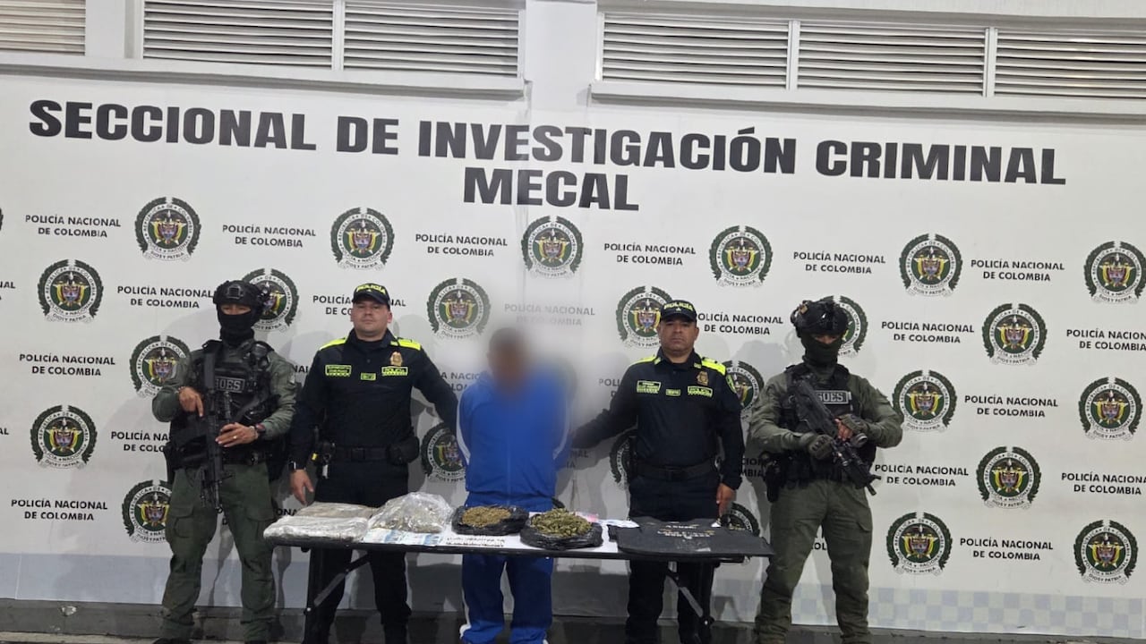 Capturan a alias ‘el Viejo’ y desmantelan punto de microtráfico en el barrio La Sultana en Cali.