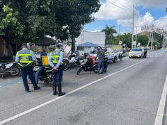Agentes de la Secretaría de Tránsito realizan controles por diferentes sectores de la ciudad. Van más de 40 comparendos impuestos.