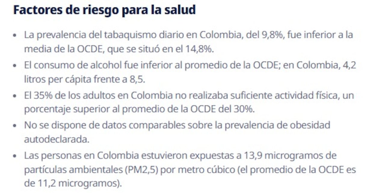 El más reciente informe “Panorama de la Salud 2025”.