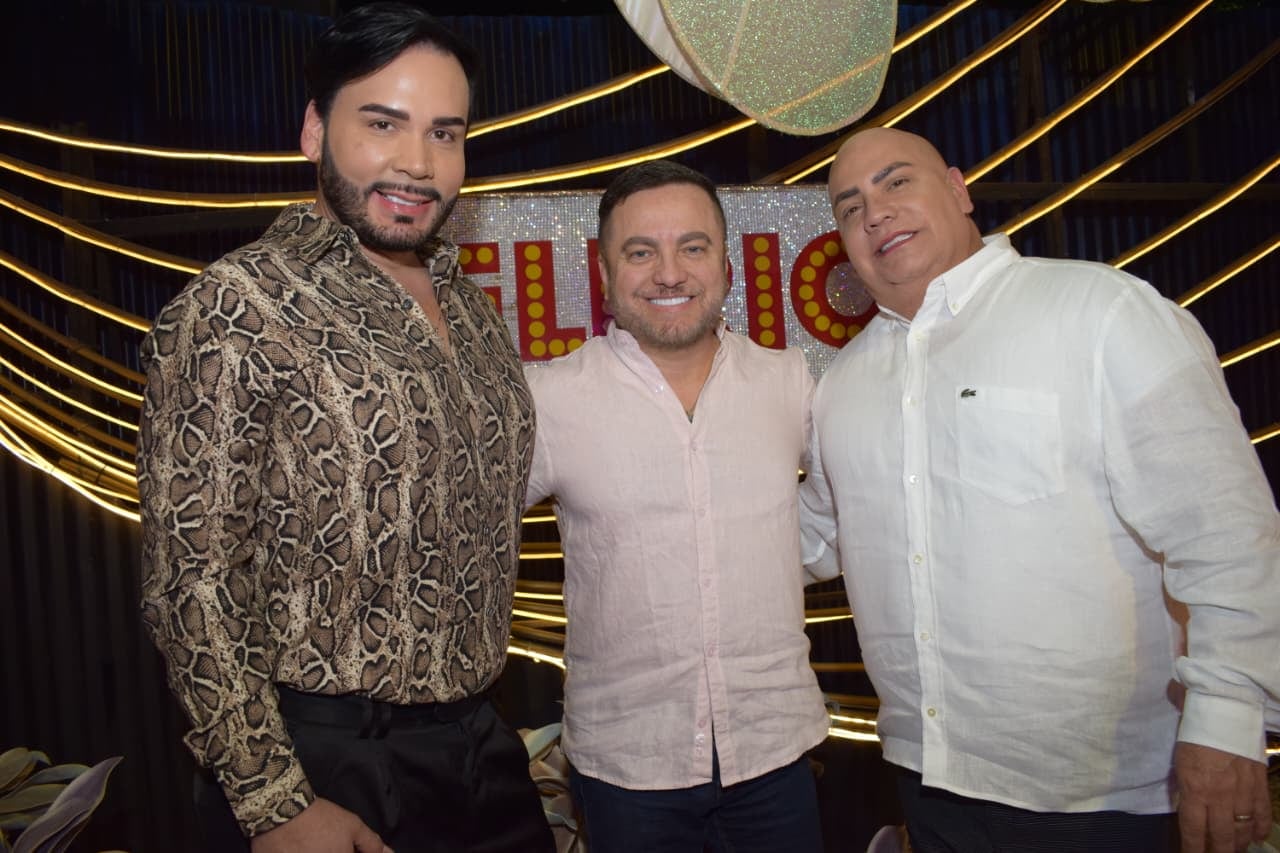 Donny Forero, Jorge Dusterdieck y James Triviño.