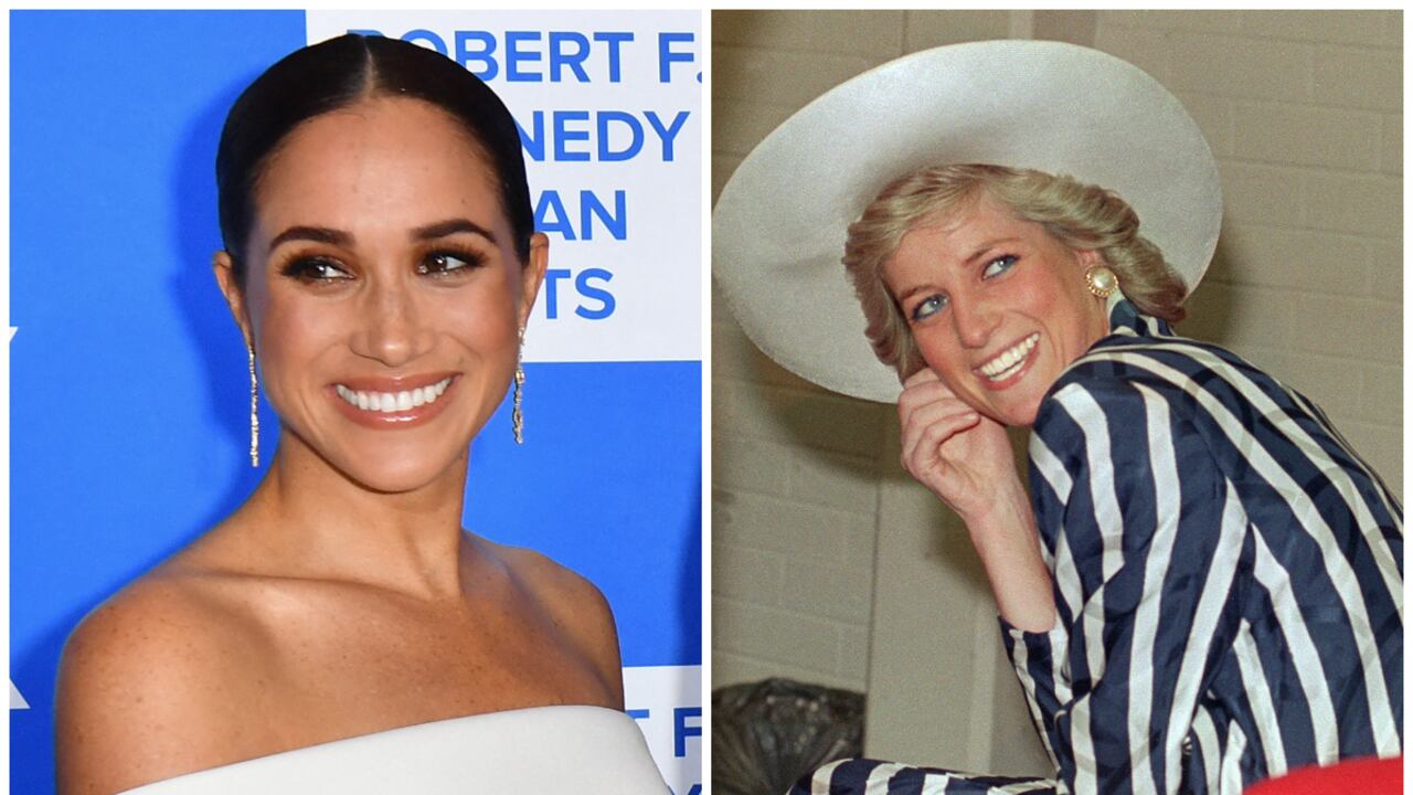Meghan Markle y la princesa Diana de Gales