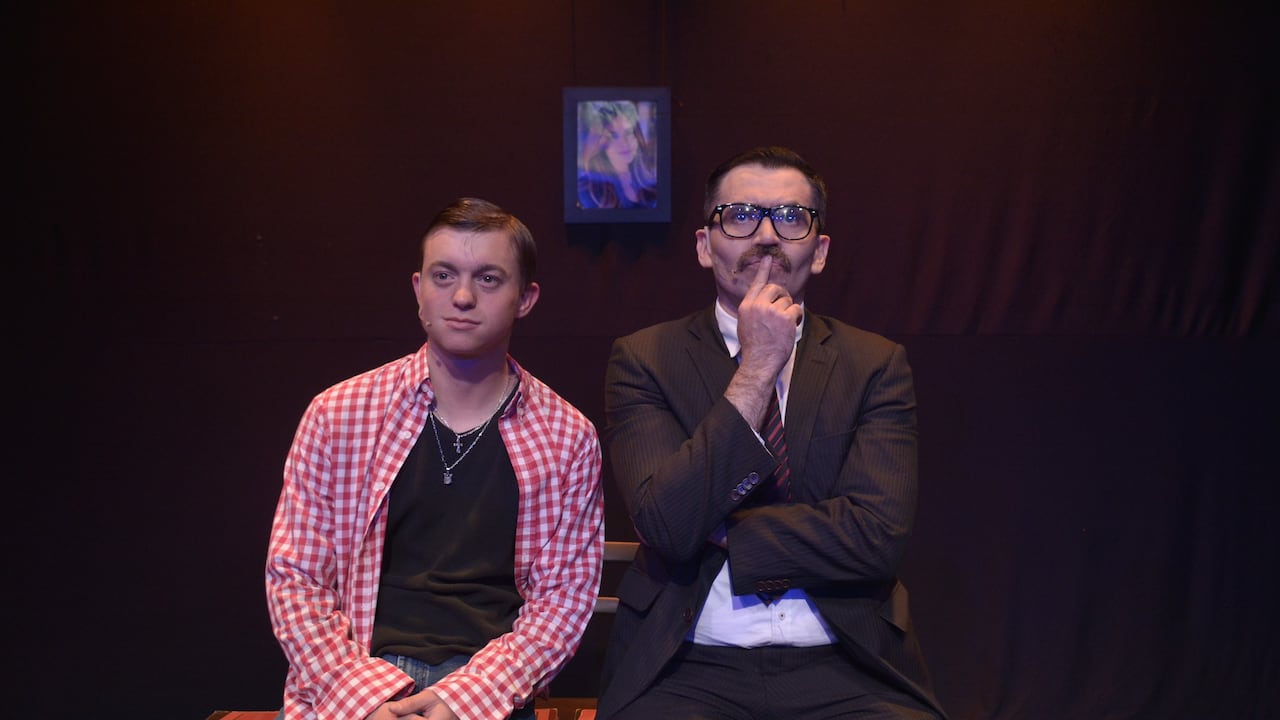 Enrique Jaramillo y Jonas Ruiz, en la obra Y Qué Casualidad.