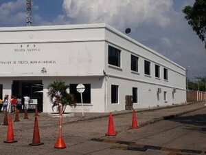 Estación de Policía en Barrancabermeja, Santander.