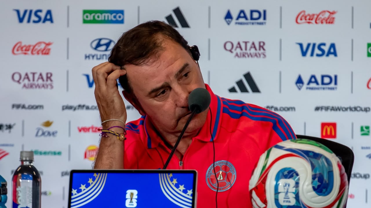 Néstor Lorenzo, DT de Colombia en la previa del juego contra Portugal en el Mundial 2026