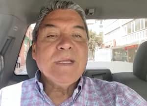 Alfonso Medrano, vocero del gremio de camioneros.