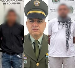 La Policía Nacional, a través de la Dijín y en coordinación con el CTI de la Fiscalía, capturó a alias May y alias Joselito, señalados de participar en el homicidio del intendente Luis Guillermo Martínez.