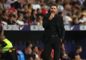 Diego Simeone, técnico del Atlético de Madrid