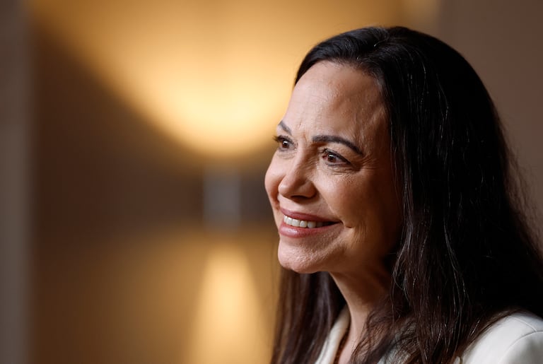 María Corina Machado da sus primeras declaraciones en Oslo