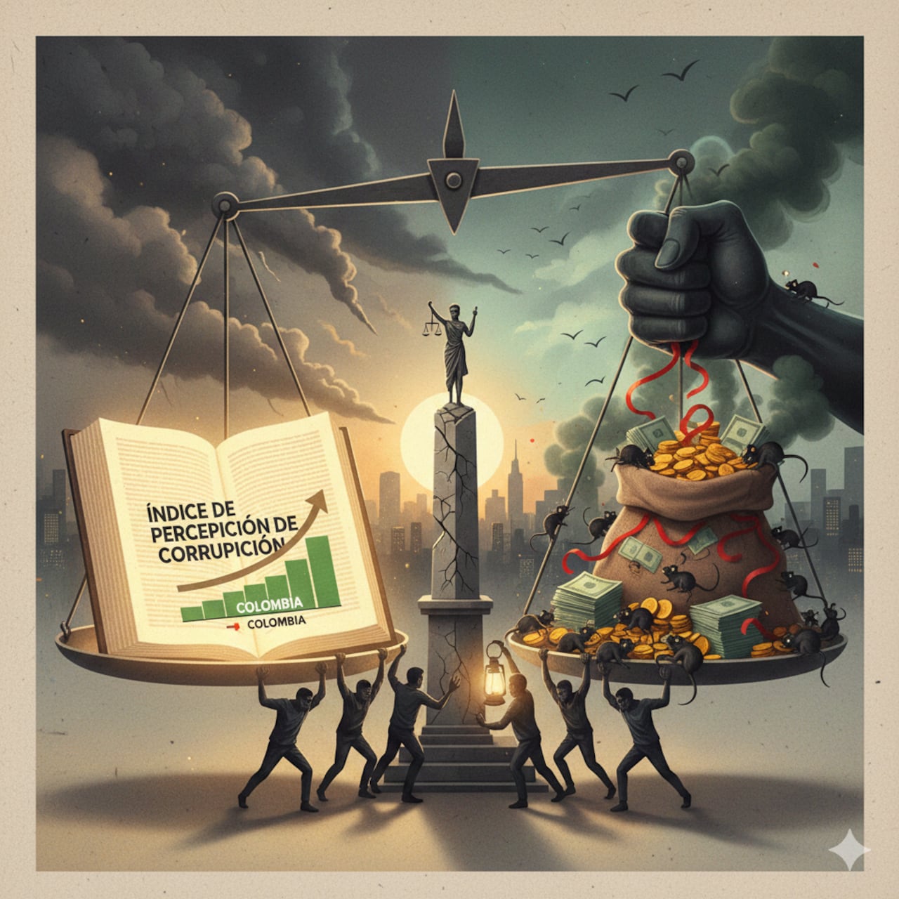 El cierre del gobierno de Gustavo Petro deja un balance desfavorable en materia de percepción de la
corrupción, evidenciando una brecha entre las expectativas de cambio y los resultados percibidos por la
ciudadanía.