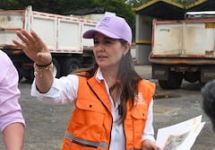 Cali: Talleres del municipio. Luz Adriana Vásquez Trujillo, es la encargada de gestionar la infraestructura de la ciudad, incluyendo la rehabilitación de vías. foto José L Guzmán. El País