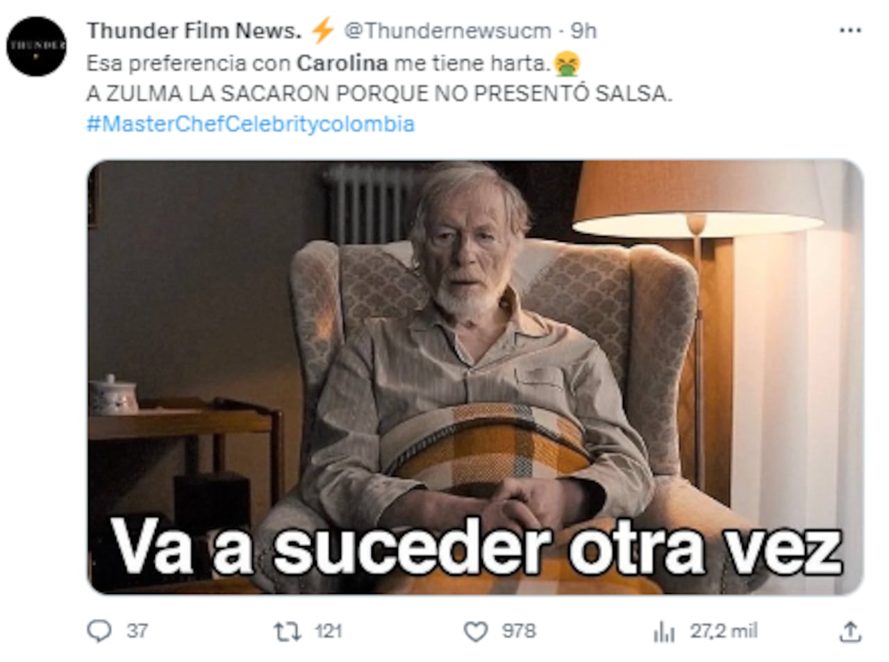 Los usuarios mostraron su descontento con memes por la salida del Negrito.