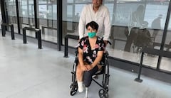 La mujer sintió efectos de la imputación que le generaron dolores. Tiempo después, tras ahorrar un dinero, pudo adquirir unas prótesis que le permitieron volver a caminar.