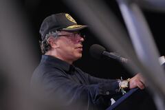 El presidente, Gustavo Petro, el 14 de noviembre de 2025 en Cali (Colombia)