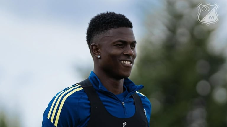 Néiser Villarreal, delantero de Millonarios y la Selección Colombia Sub-20