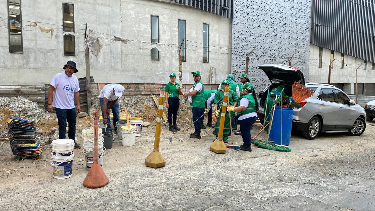 La intervención en el barrio El Calvario se hizo de forma articulada con diferentes dependencias de la Alcaldía de Cali.