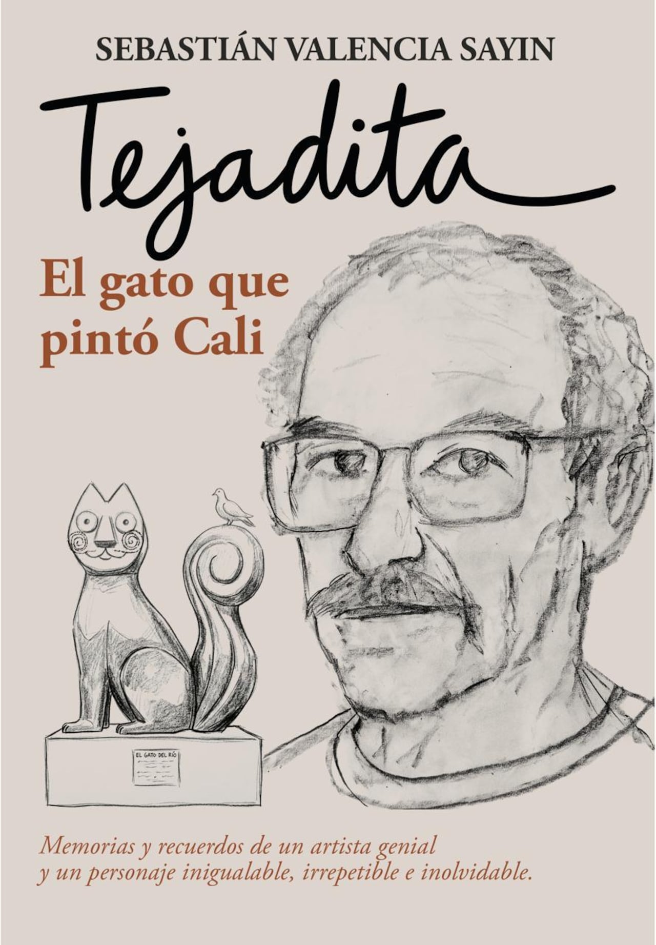 Tejadita. El Gato que Pinto Cali, libro de Sebastián Valencia.