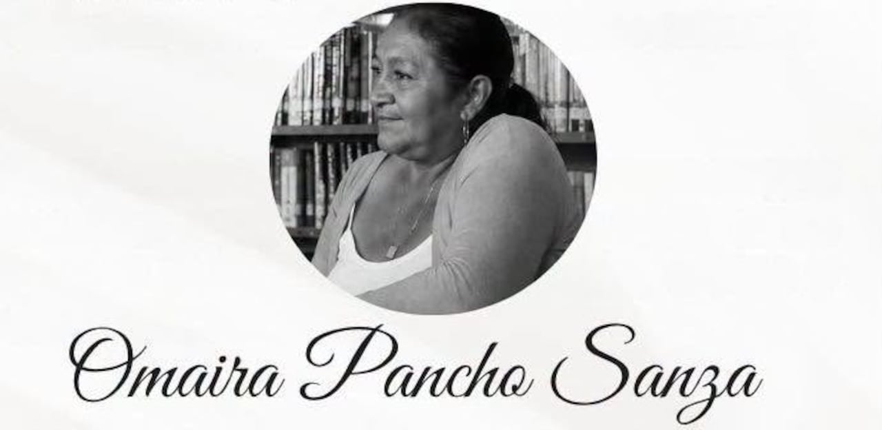 Omaria Pancho Sanza, lideresa de la Mesa Municipal de Víctimas de Inzá y comunera del Resguardo Indígena de Santa Rosa de Capicisco, fue asesinada en un ataque armado ocurrido en la vereda Quiguanas.