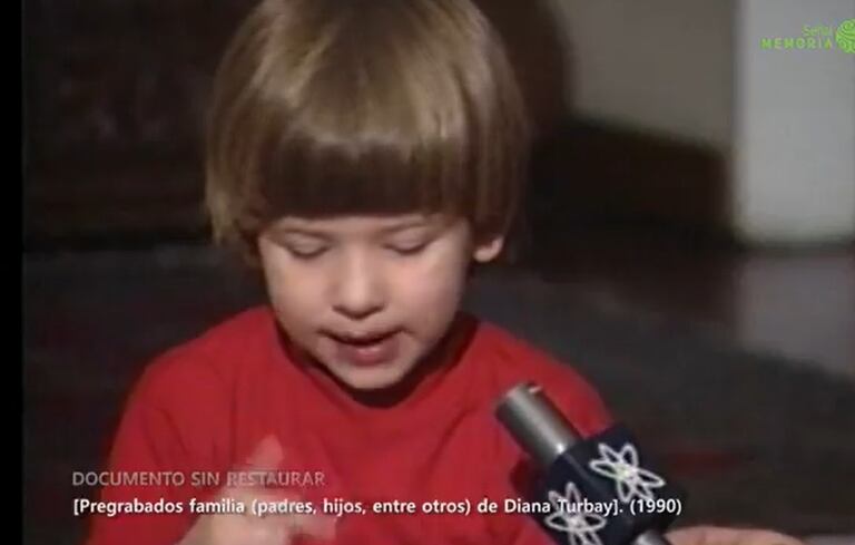 Miguel Uribe Turbay con 4 años de edad.