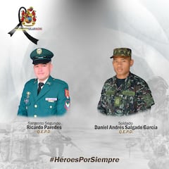 Habrían muerto en enfrentamientos con el Clan del Golfo.