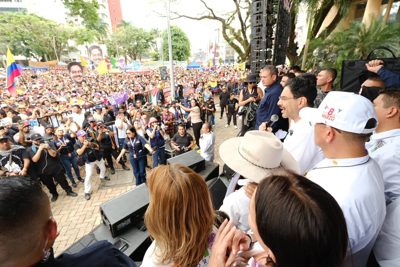 Iván Cepeda en Villavicencio, 21 de febrero de 2026.
