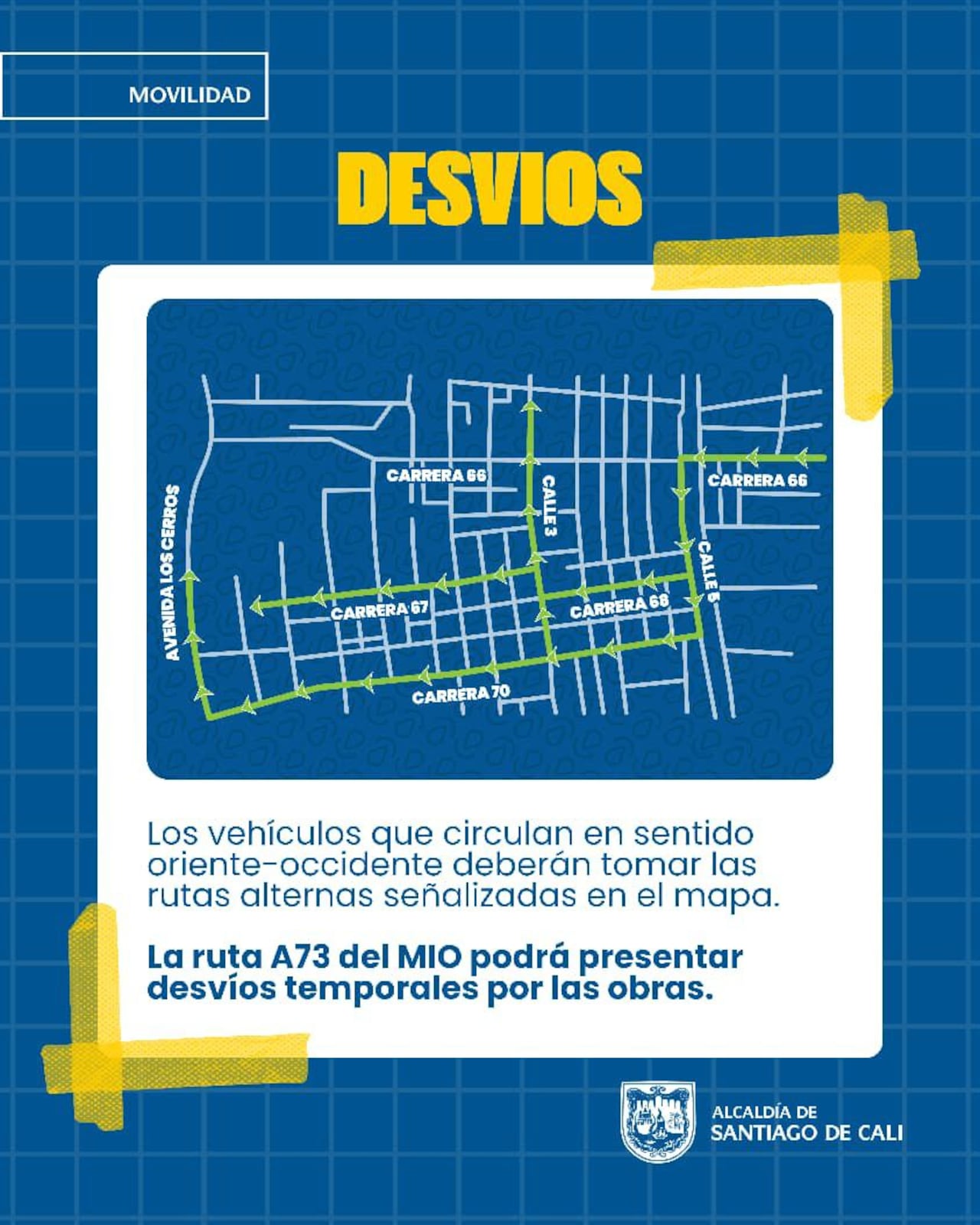 Plan de desvíos y cierres en la comuna 19
