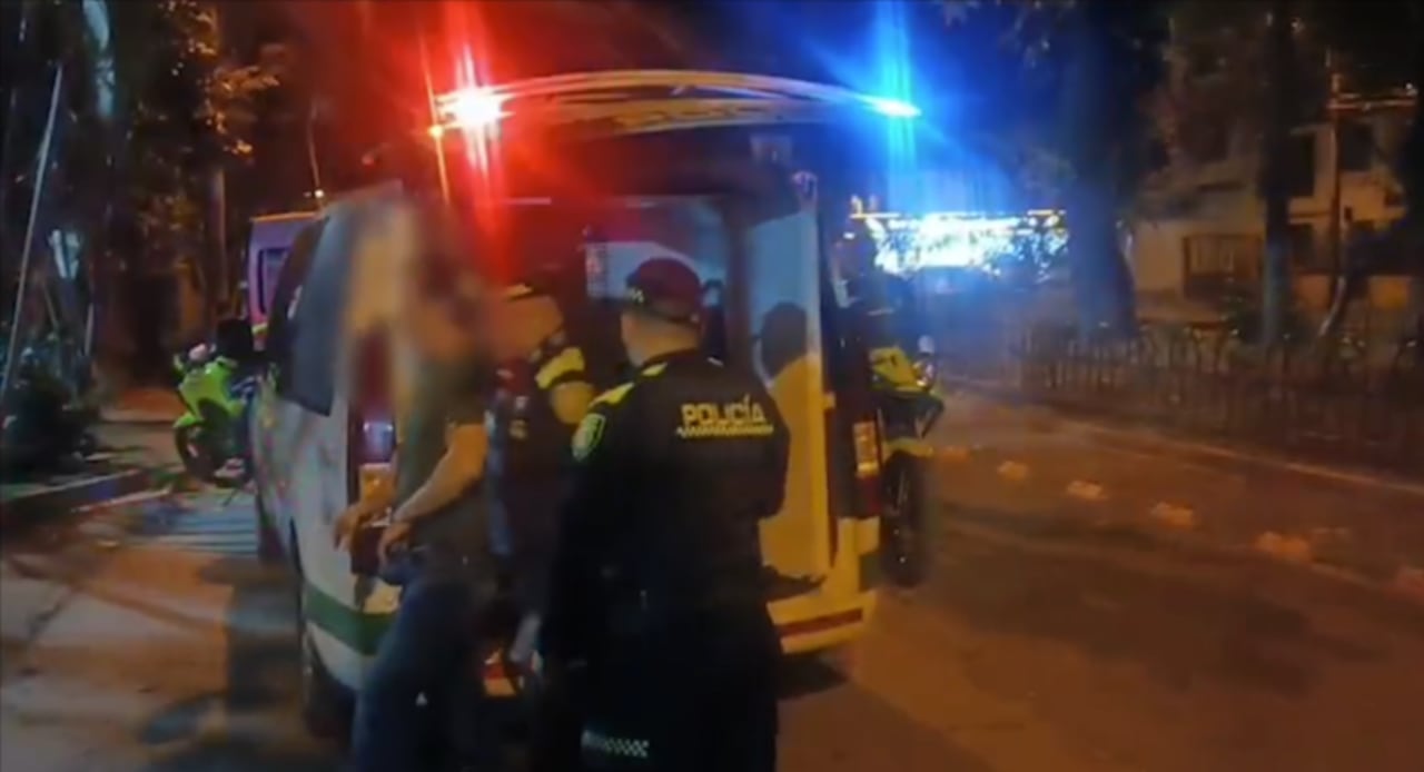 El hombre fue capturado a unas cuadras del hurto.