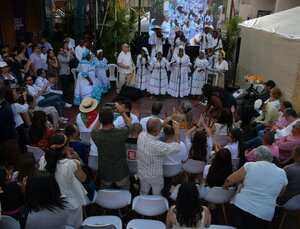 Otty Patiño en la Casa Pacífica, de la Zona Verde.